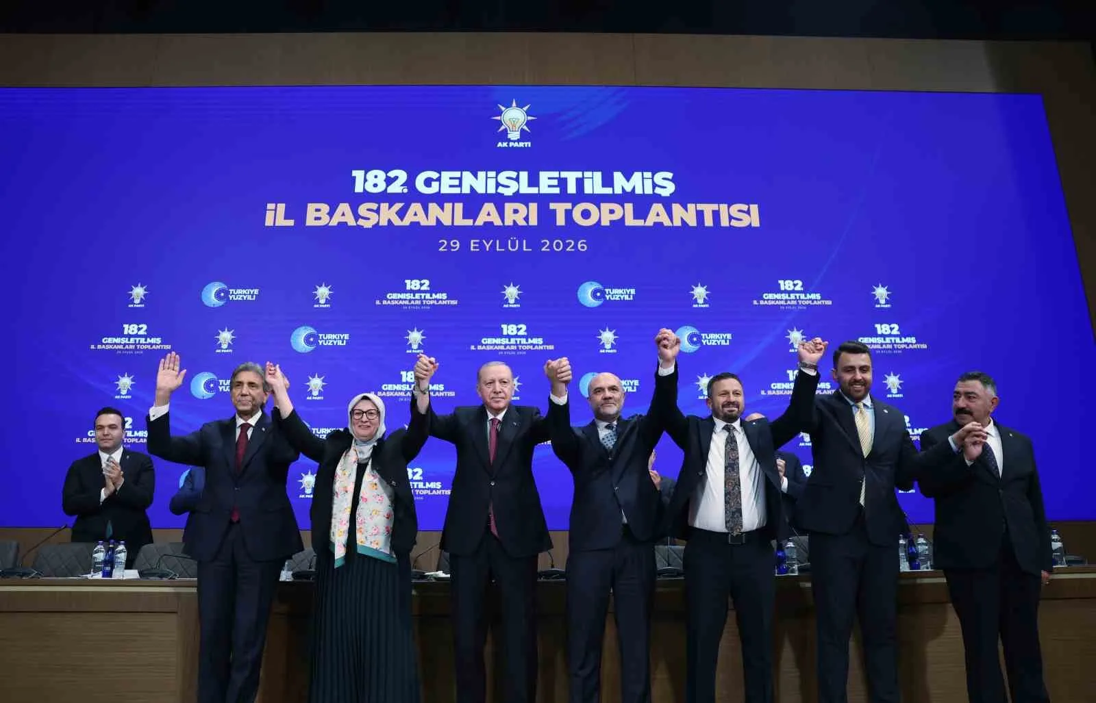 CUMHURBAŞKANI ERDOĞAN, AK PARTİ KONGRE MERKEZİ'NDE GERÇEKLEŞTİRİLEN GENİŞLETİLMİŞ İL BAŞKANLARI TOPLANTISI'NA KATILDI.