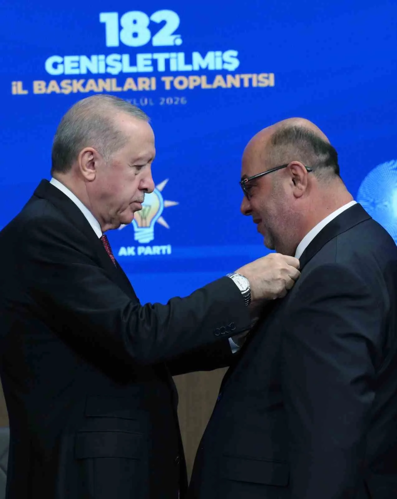 CUMHURBAŞKANI ERDOĞAN, AK PARTİ KONGRE MERKEZİ'NDE GERÇEKLEŞTİRİLEN GENİŞLETİLMİŞ İL BAŞKANLARI TOPLANTISI'NA KATILDI.