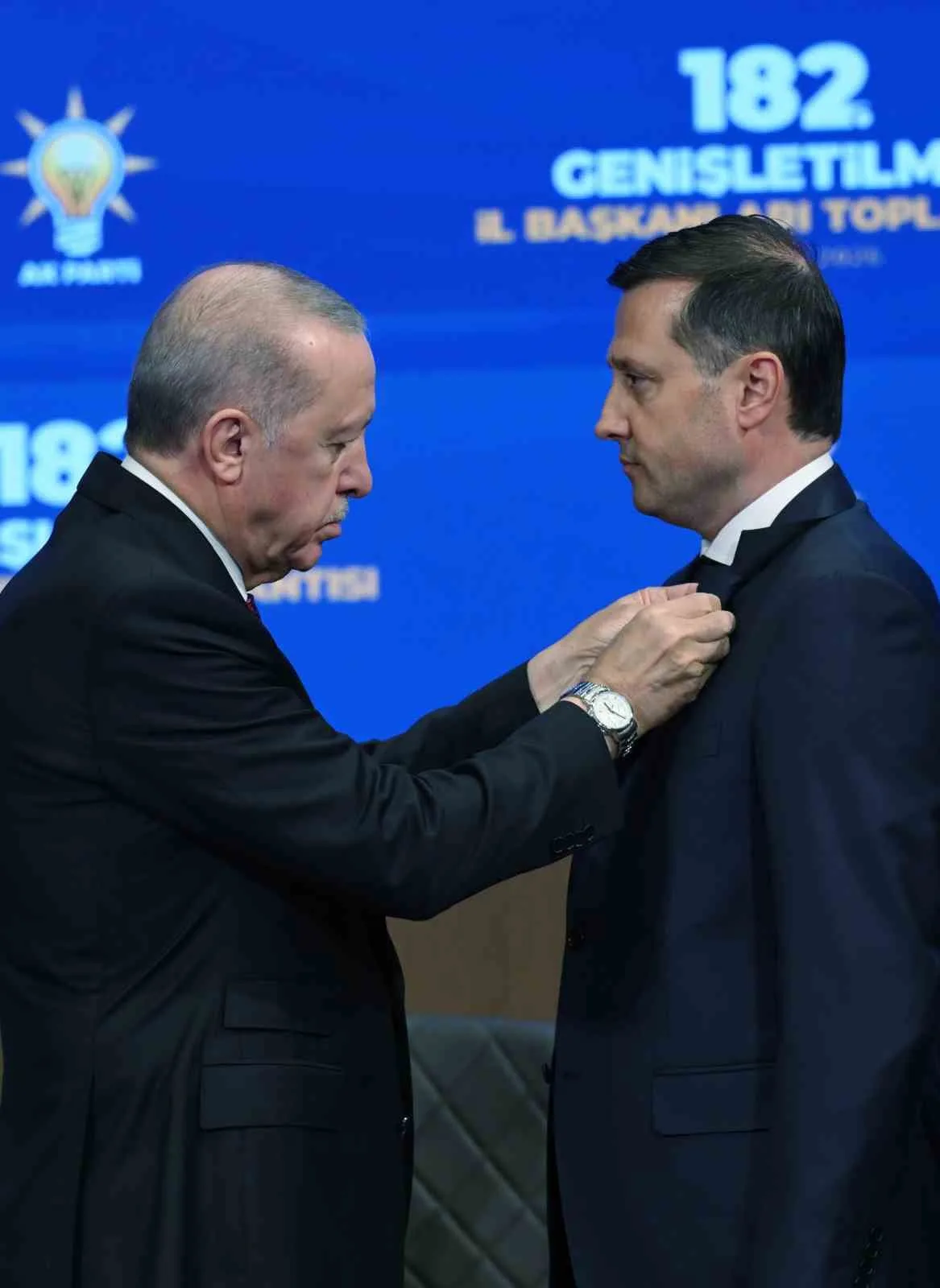 CUMHURBAŞKANI ERDOĞAN, AK PARTİ KONGRE MERKEZİ'NDE GERÇEKLEŞTİRİLEN GENİŞLETİLMİŞ İL BAŞKANLARI TOPLANTISI'NA KATILDI.