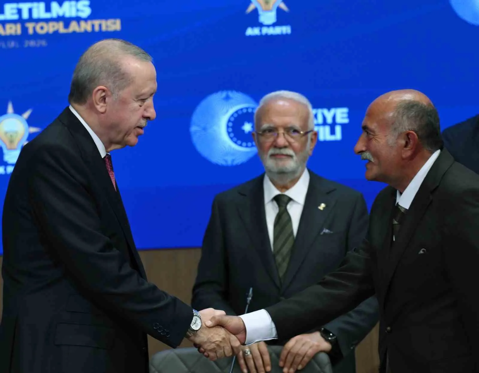 CUMHURBAŞKANI ERDOĞAN, AK PARTİ KONGRE MERKEZİ'NDE GERÇEKLEŞTİRİLEN GENİŞLETİLMİŞ İL BAŞKANLARI TOPLANTISI'NA KATILDI.