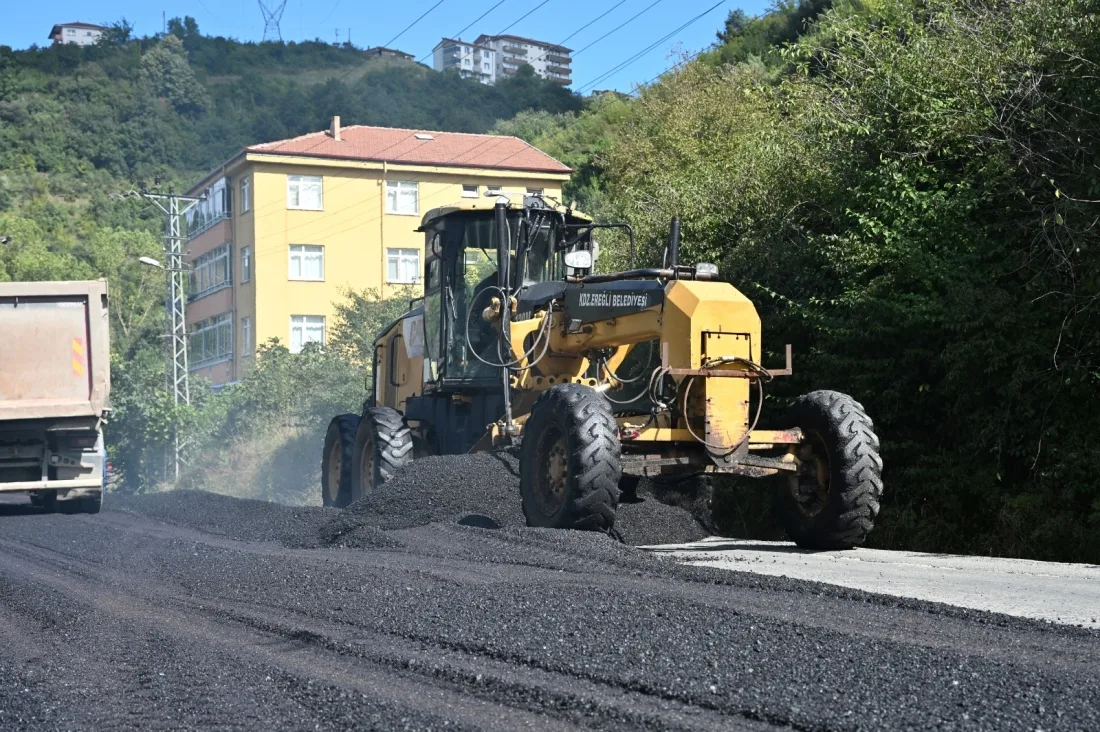 Kdz. Ereğli’de 32 Bin Ton Sıcak Asfalt Yollarla Buluştu