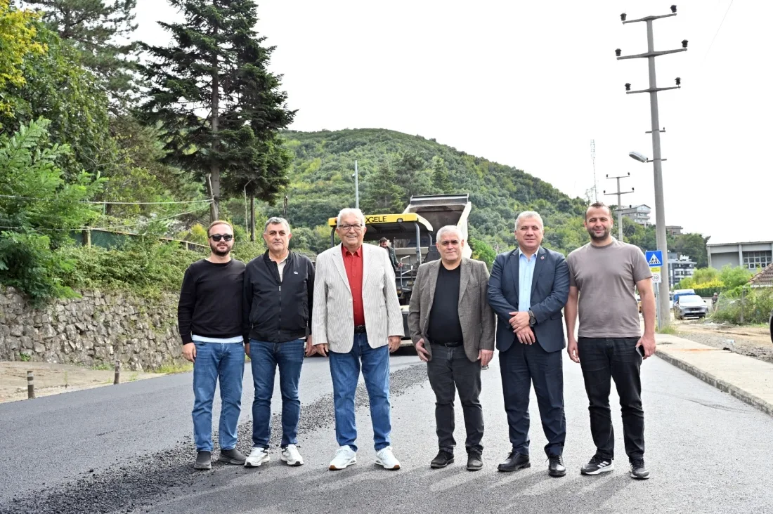 Kemer Bölgesi Asfaltlanıyor