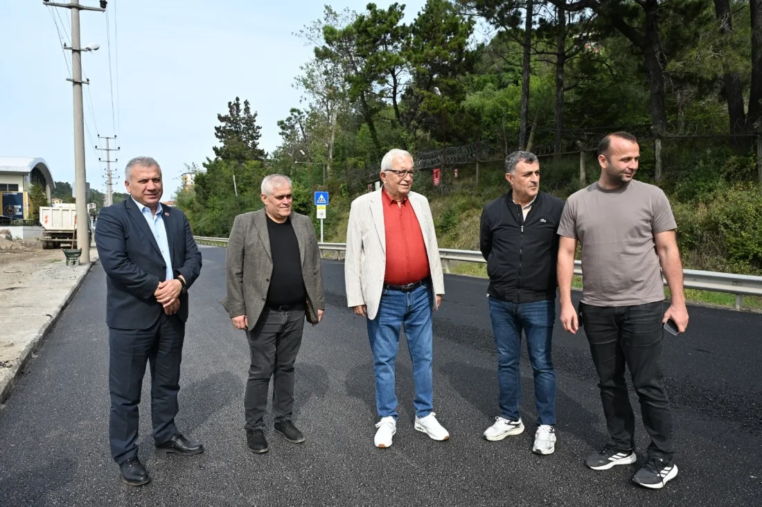 Kemer Bölgesi Asfaltlanıyor