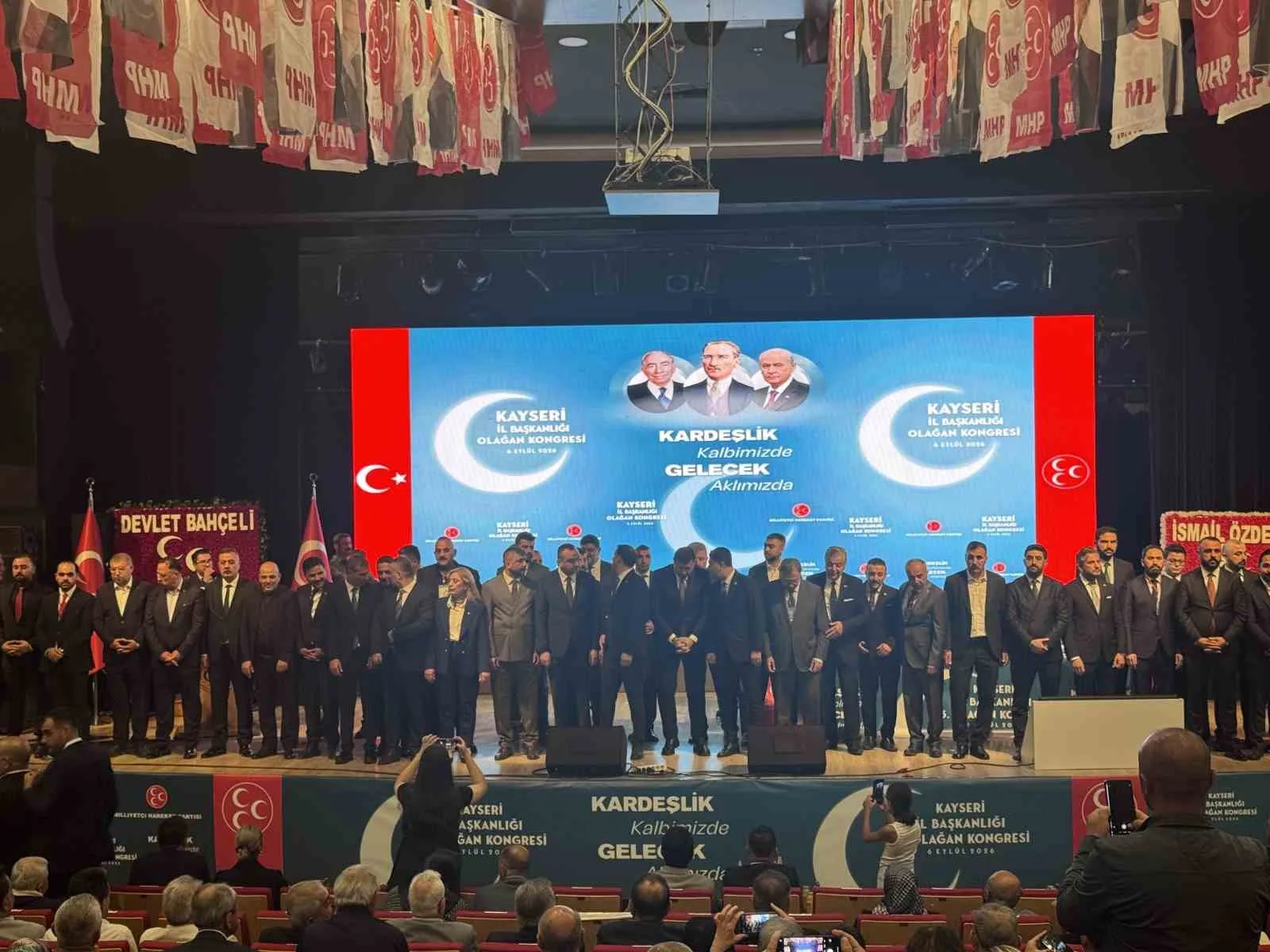 MİLLİYETÇİ HAREKET PARTİSİ (MHP) KAYSERİ İL BAŞKANLIĞI 15. OLAĞAN İL KONGRESİ YAPILDI. KONGREDE MEVCUT BAŞKAN ENES ERTUĞRUL KALIN GÜVEN TAZELEDİ.