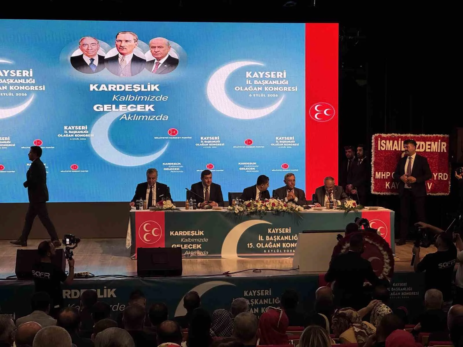 MİLLİYETÇİ HAREKET PARTİSİ (MHP) KAYSERİ İL BAŞKANLIĞI 15. OLAĞAN İL KONGRESİ YAPILDI. KONGREDE MEVCUT BAŞKAN ENES ERTUĞRUL KALIN GÜVEN TAZELEDİ.