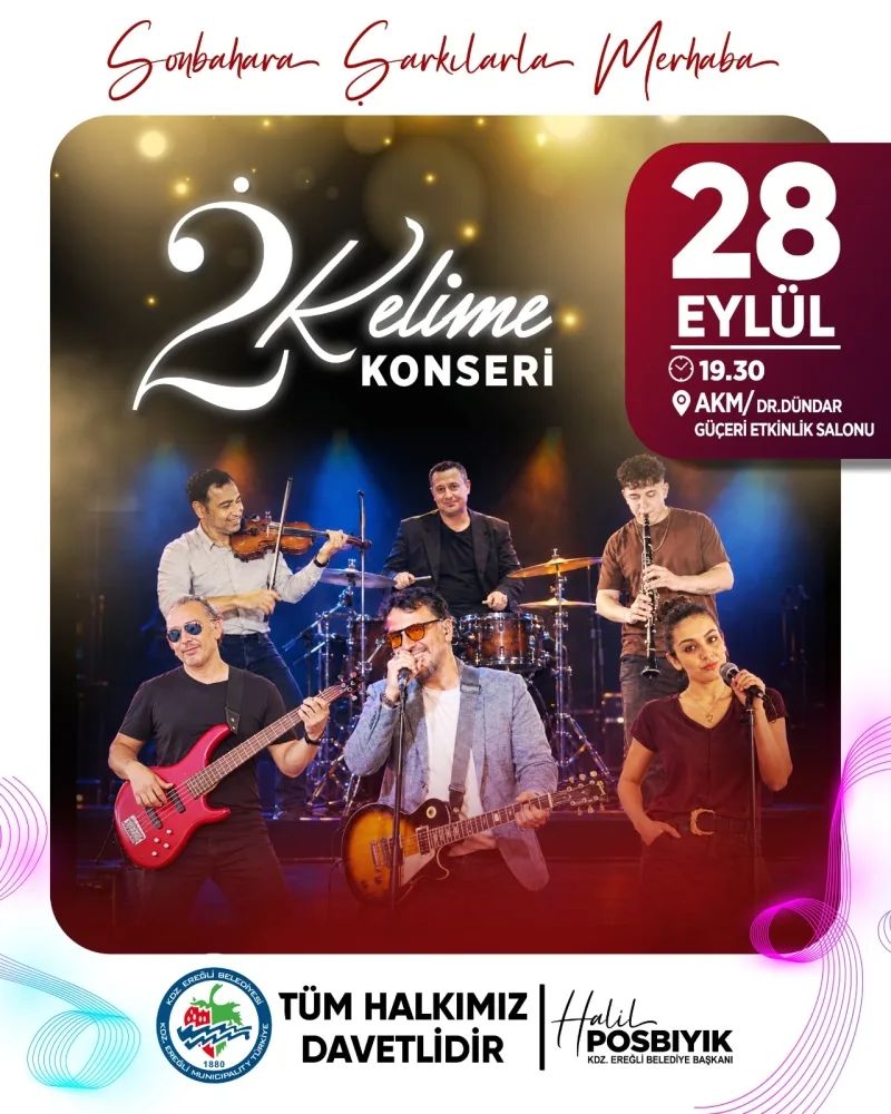 Sonbahara “İki Kelime” Konseriyle Merhaba