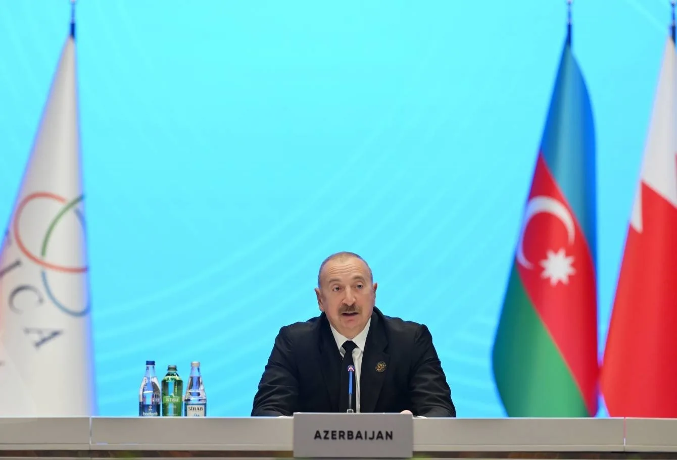 AZERBAYCAN CUMHURBAŞKANI İLHAM ALİYEV, ASYA’DA KARŞILIKLI İŞBİRLİĞİ VE GÜVEN ARTIRICI ÖNLEMLER KONFERANSI (CICA) 7. ZİRVESİ’NİN AÇILIŞINDAKİ KONUŞMASINDA, "AVRUPA PARLAMENTOSU VE AVRUPA KONSEYİ, SÜREKLİ SALDIRGANLIĞIN MAĞDURU OLAN AZERBAYCAN’I HEDEF ALIRKEN, SALDIRGAN ERMENİSTAN’I CESARETLENDİRİYORDU" DEDİ.