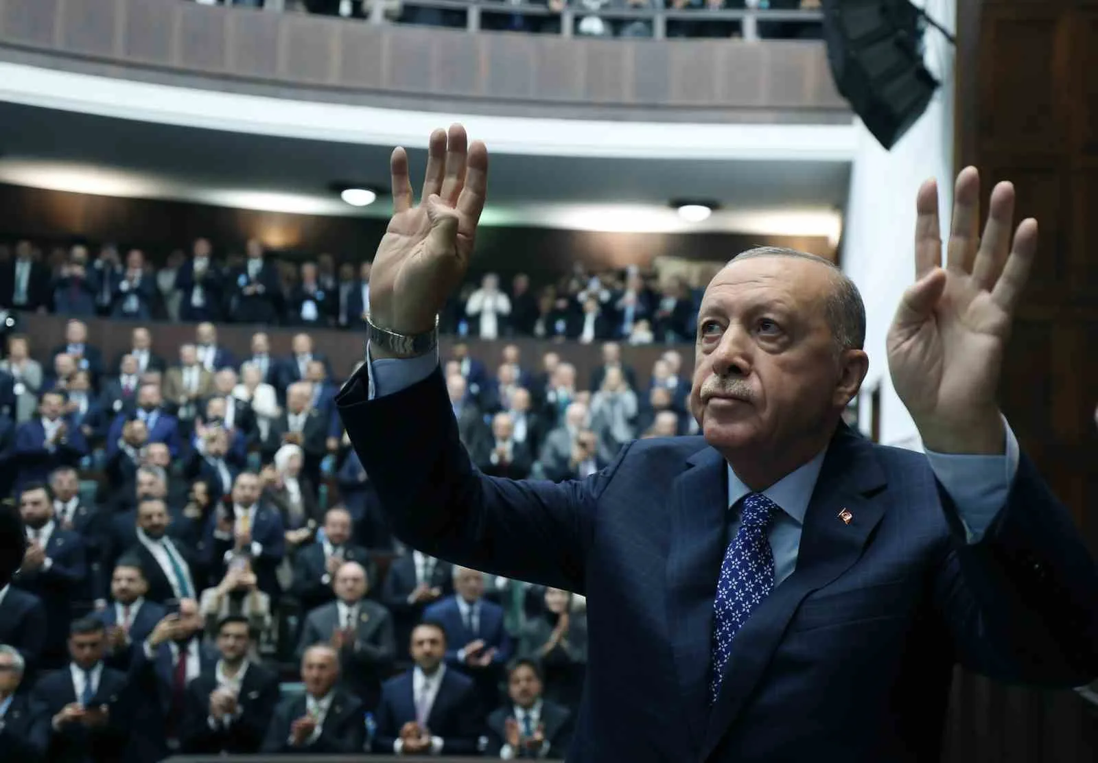 CUMHURBAŞKANI ERDOĞAN, PARTİSİNİN GRUP TOPLANTISINA KATILDI