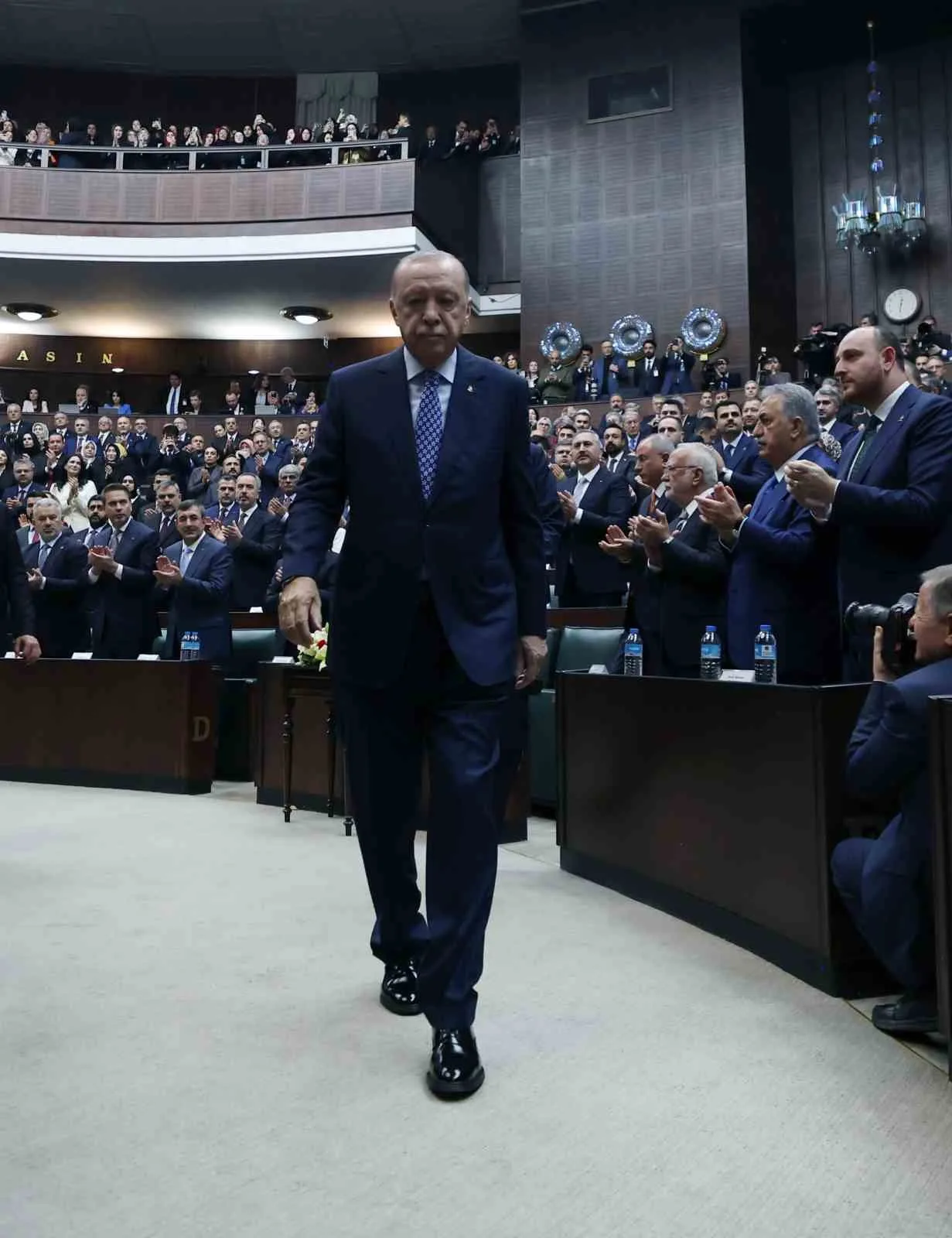 CUMHURBAŞKANI ERDOĞAN, PARTİSİNİN GRUP TOPLANTISINA KATILDI