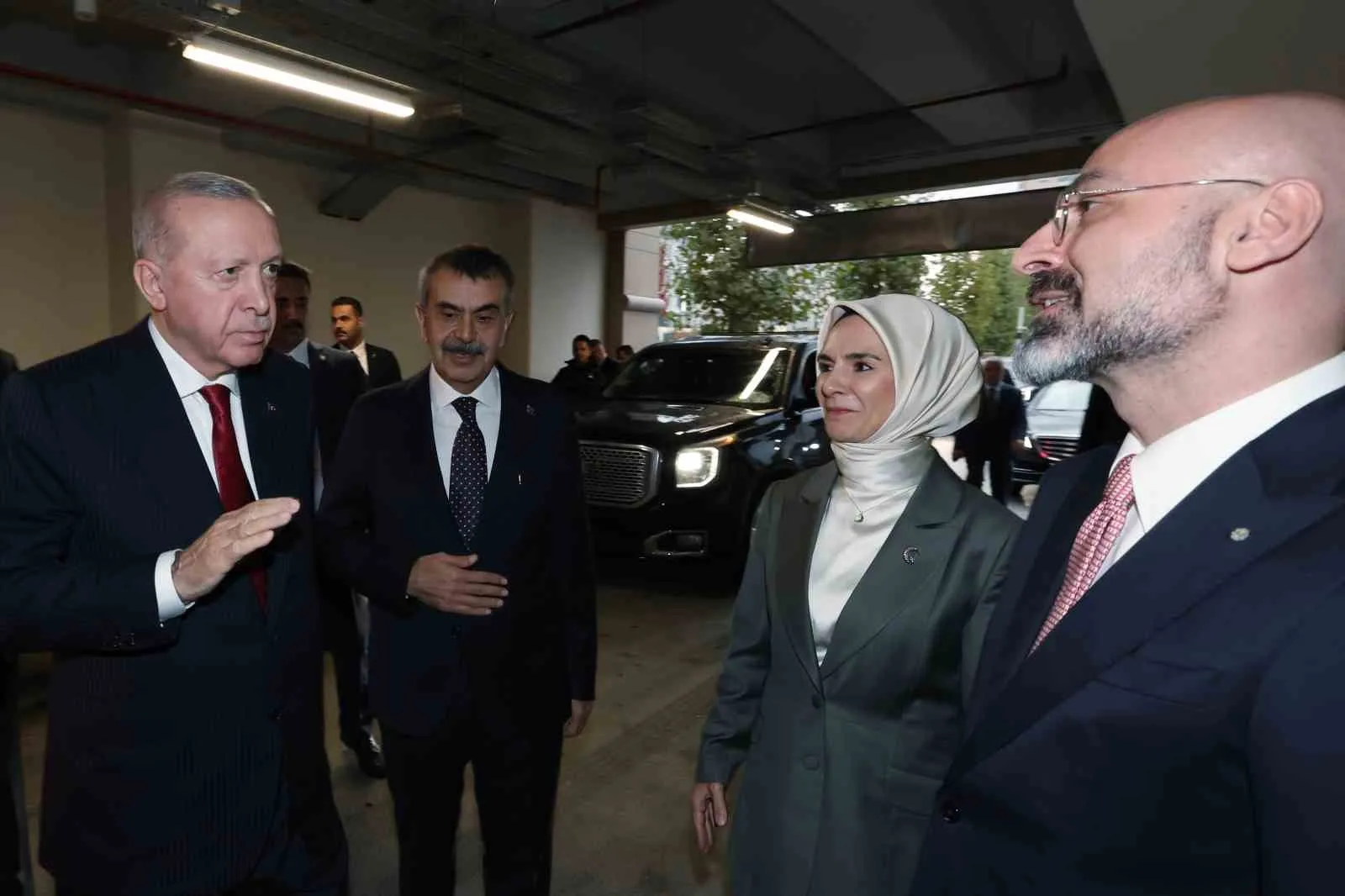 CUMHURBAŞKANI RECEP TAYYİP ERDOĞAN, BEŞTEPE MİLLET KÜTÜPHANESİNDE DÜZENLENEN TÜRKİYE MAARİF VAKFI 10. YIL PROGRAMI'NA KATILDI.