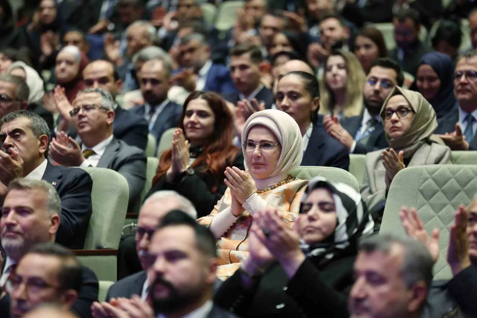 CUMHURBAŞKANI RECEP TAYYİP ERDOĞAN, BEŞTEPE MİLLET KÜTÜPHANESİNDE DÜZENLENEN TÜRKİYE MAARİF VAKFI 10. YIL PROGRAMI'NA KATILDI.