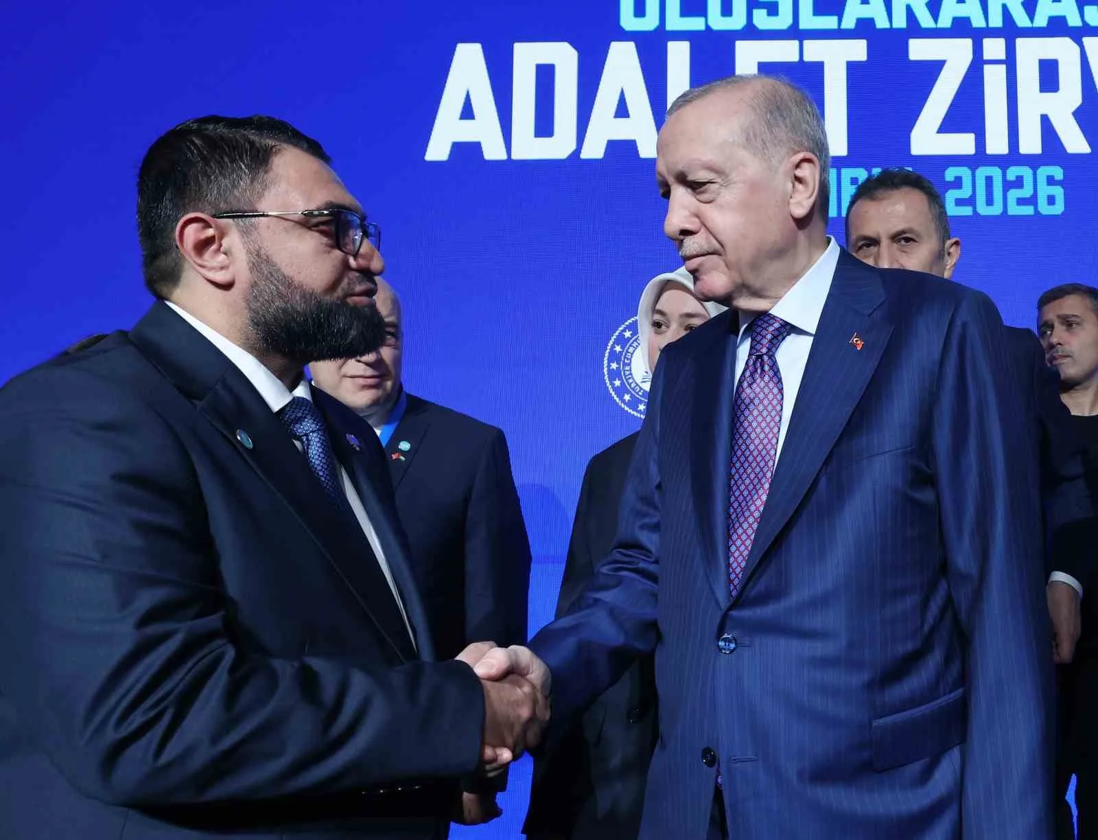 CUMHURBAŞKANI RECEP ERDOĞAN, ÇIRAĞAN SARAYI'NDA DÜZENLENEN ULUSLARARASI ADALET ZİRVESİNE KATILDI.