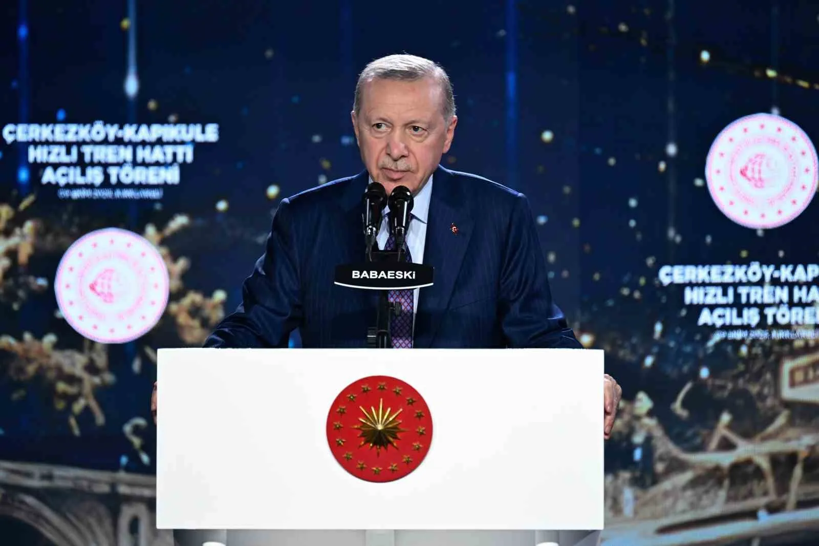 ERDOĞAN VATMAN KOLTUĞUNA GEÇTİ: HIZLI TREN HATTINDA İLK SÜRÜŞÜ YAPTI