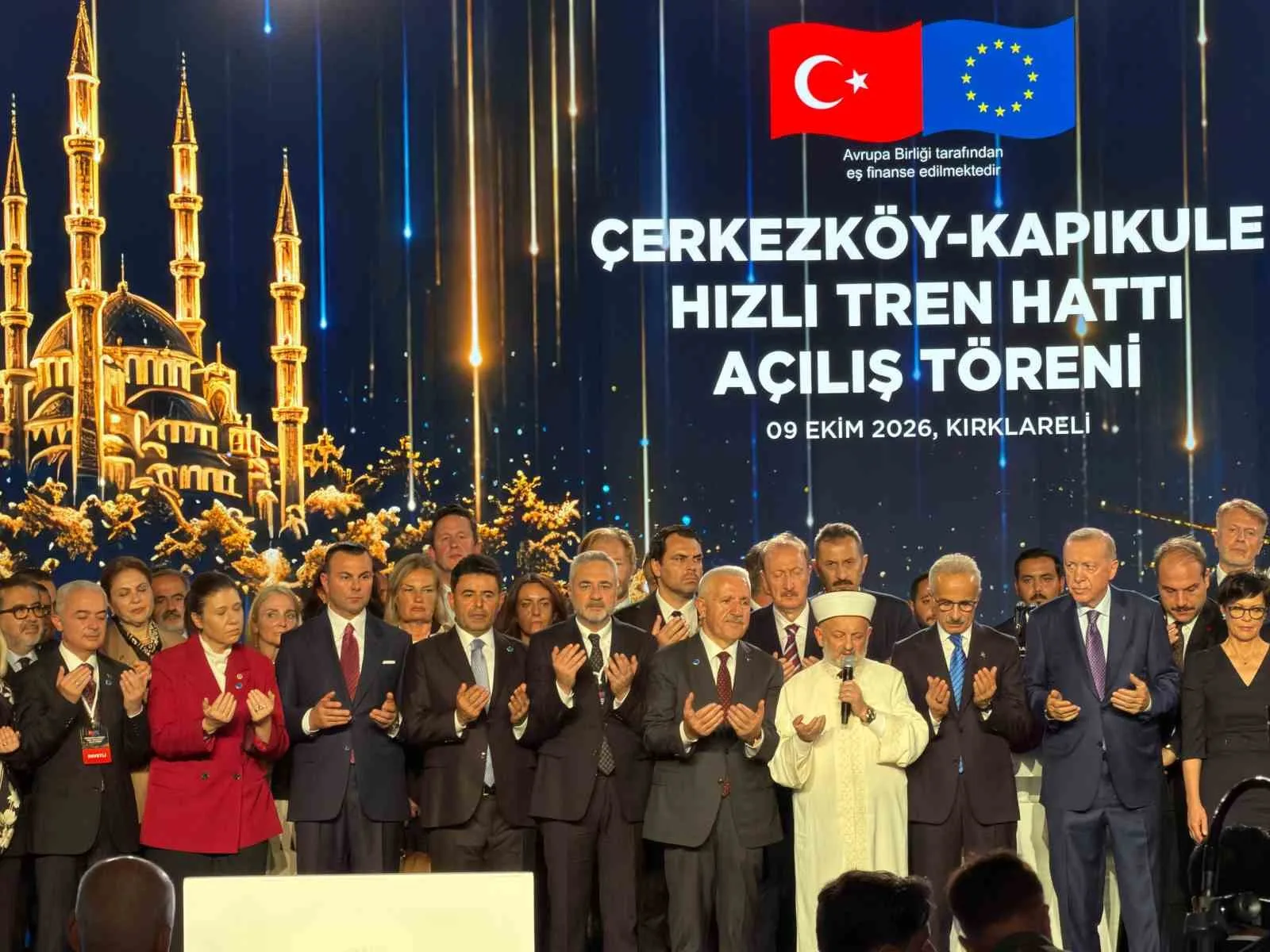 KAPIKULE - HALKALI HIZLI TREN HATTI'NIN, ÇERKEZKÖY-KAPIKULE KISMININ AÇILIŞ TÖRENİ GERÇEKLEŞTİRİLDİ.