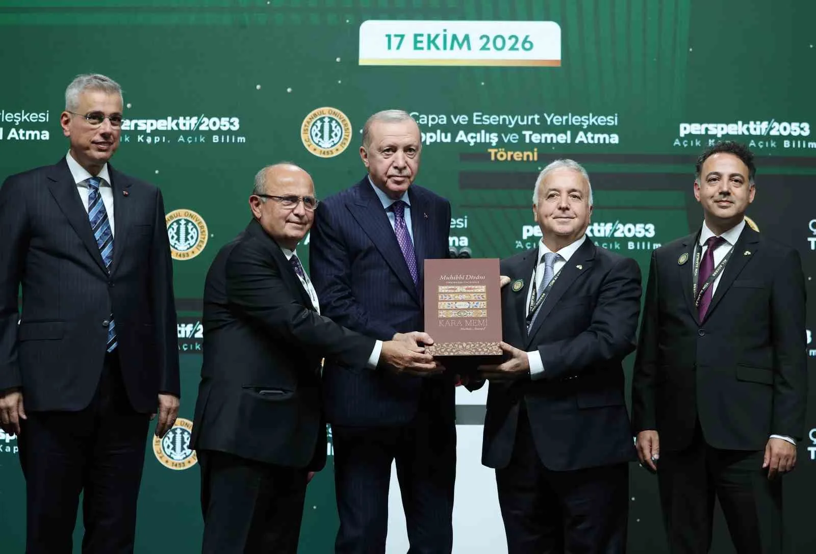 CUMHURBAŞKANI RECEP TAYYİP ERDOĞAN, İSTANBUL ÜNİVERSİTESİ HASTANESİ ÇAPA YERLEŞKESİ TOPLU TEMEL ATMA VE TOPLU AÇILIŞ TÖRENİ'NE KATILDI.