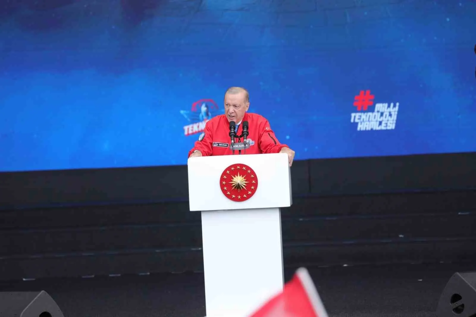 CUMHURBAŞKANI RECEP TAYYİP ERDOĞAN, MİLLİ TEKNOLOJİ HAMLESİ VİZYONUYLA ŞANLIURFA'DA DÜZENLENEN HAVACILIK, UZAY VE TEKNOLOJİ FESTİVALİ'NE (TEKNOFEST) KATILDI.