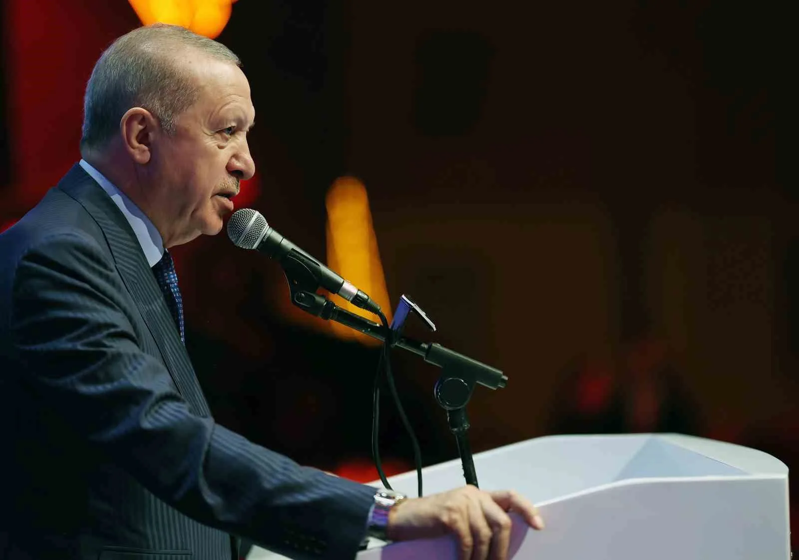 CUMHURBAŞKANI RECEP TAYYİP ERDOĞAN 13. TÜRKİYE İNOVASYON HAFTASI PROGRAMINDA YAPTIĞI KONUŞMADA FON KRİZİNE DEĞİNDİ.
