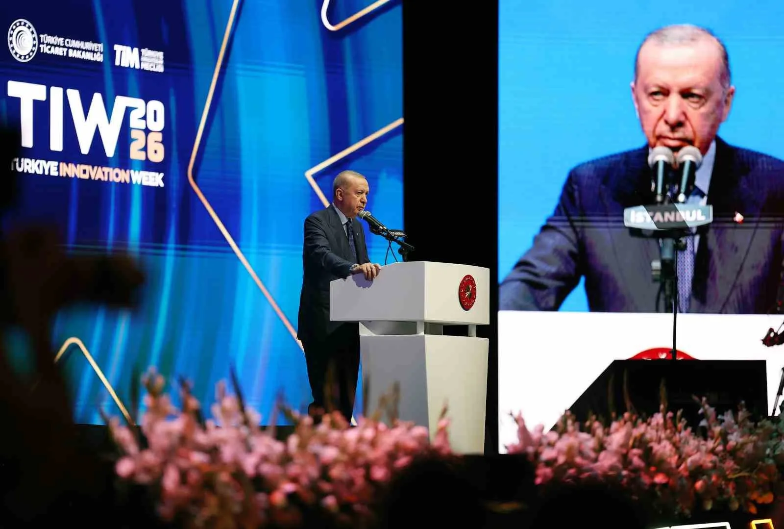 CUMHURBAŞKANI RECEP TAYYİP ERDOĞAN 13. TÜRKİYE İNOVASYON HAFTASI PROGRAMINDA YAPTIĞI KONUŞMADA FON KRİZİNE DEĞİNDİ.
