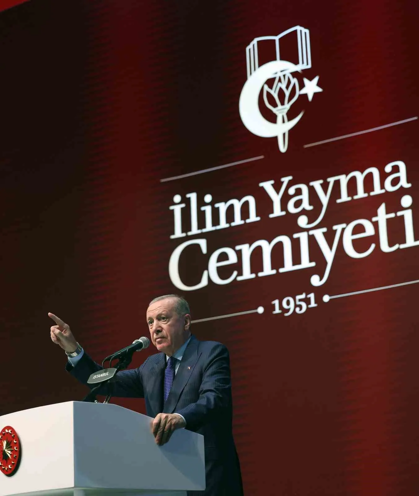 CUMHURBAŞKANI RECEP TAYYİP ERDOĞAN, İSTANBUL KONGRE MERKEZİ'NDE İLİM YAYMA CEMİYETİ 75. YIL BULUŞMASI'NDA KONUŞTU.