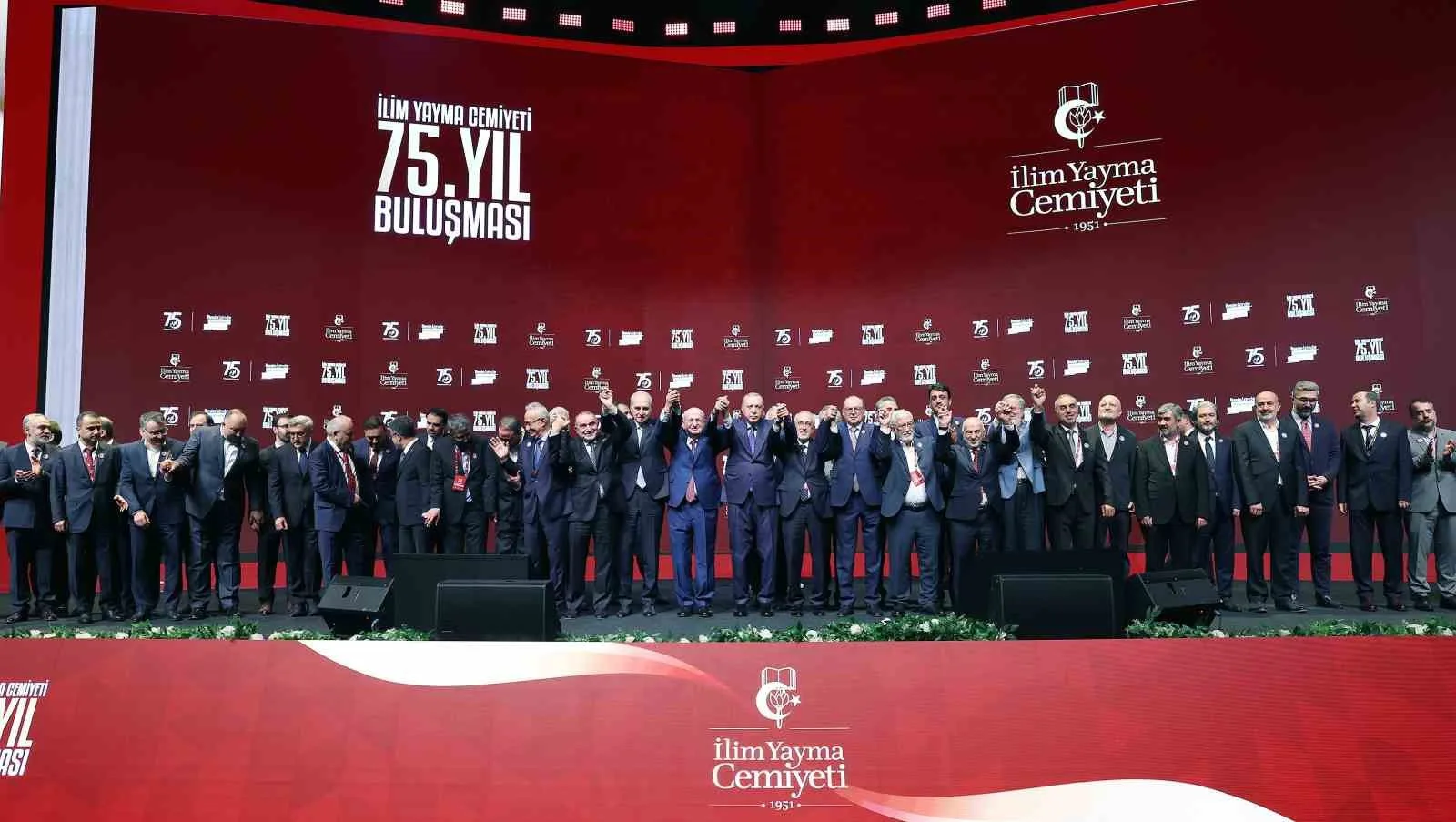 CUMHURBAŞKANI RECEP TAYYİP ERDOĞAN, İSTANBUL KONGRE MERKEZİ'NDE İLİM YAYMA CEMİYETİ 75. YIL BULUŞMASI'NA KATILDI.