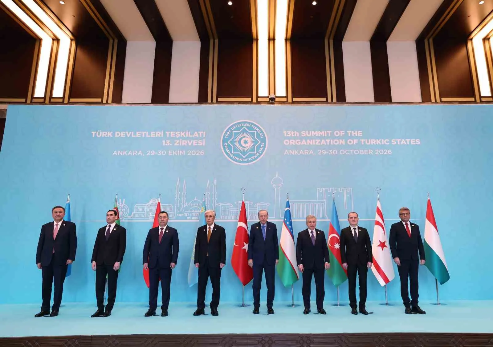 CUMHURBAŞKANI ERDOĞAN, TÜRK DEVLETLERİ TEŞKİLATI 13. ZİRVESİ DEVLET BAŞKANLARI KONSEYİ TOPLANTISI'NA KATILDI.