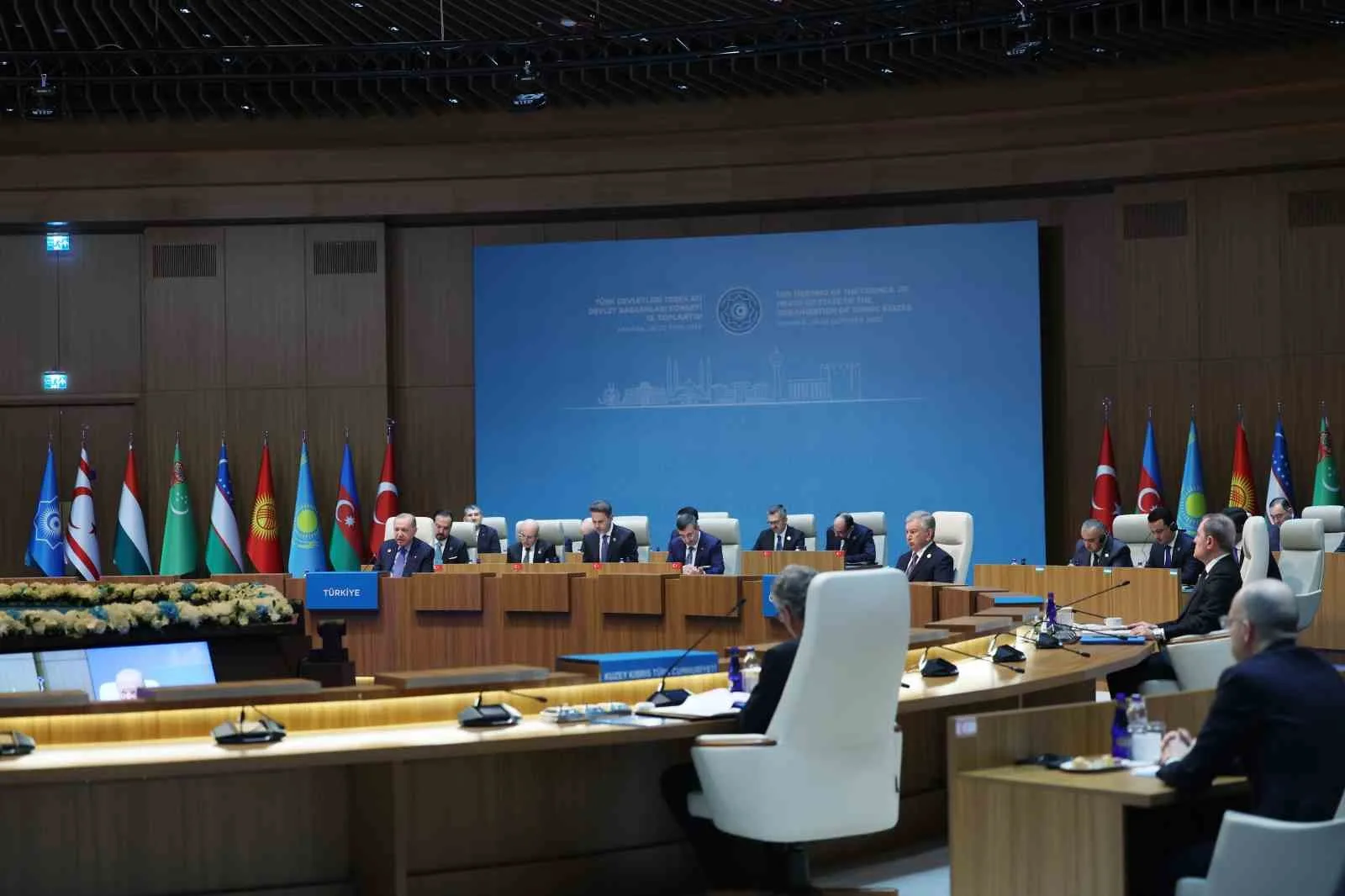 CUMHURBAŞKANI ERDOĞAN, TÜRK DEVLETLERİ TEŞKİLATI 13. ZİRVESİ DEVLET BAŞKANLARI KONSEYİ TOPLANTISI'NA KATILDI.
