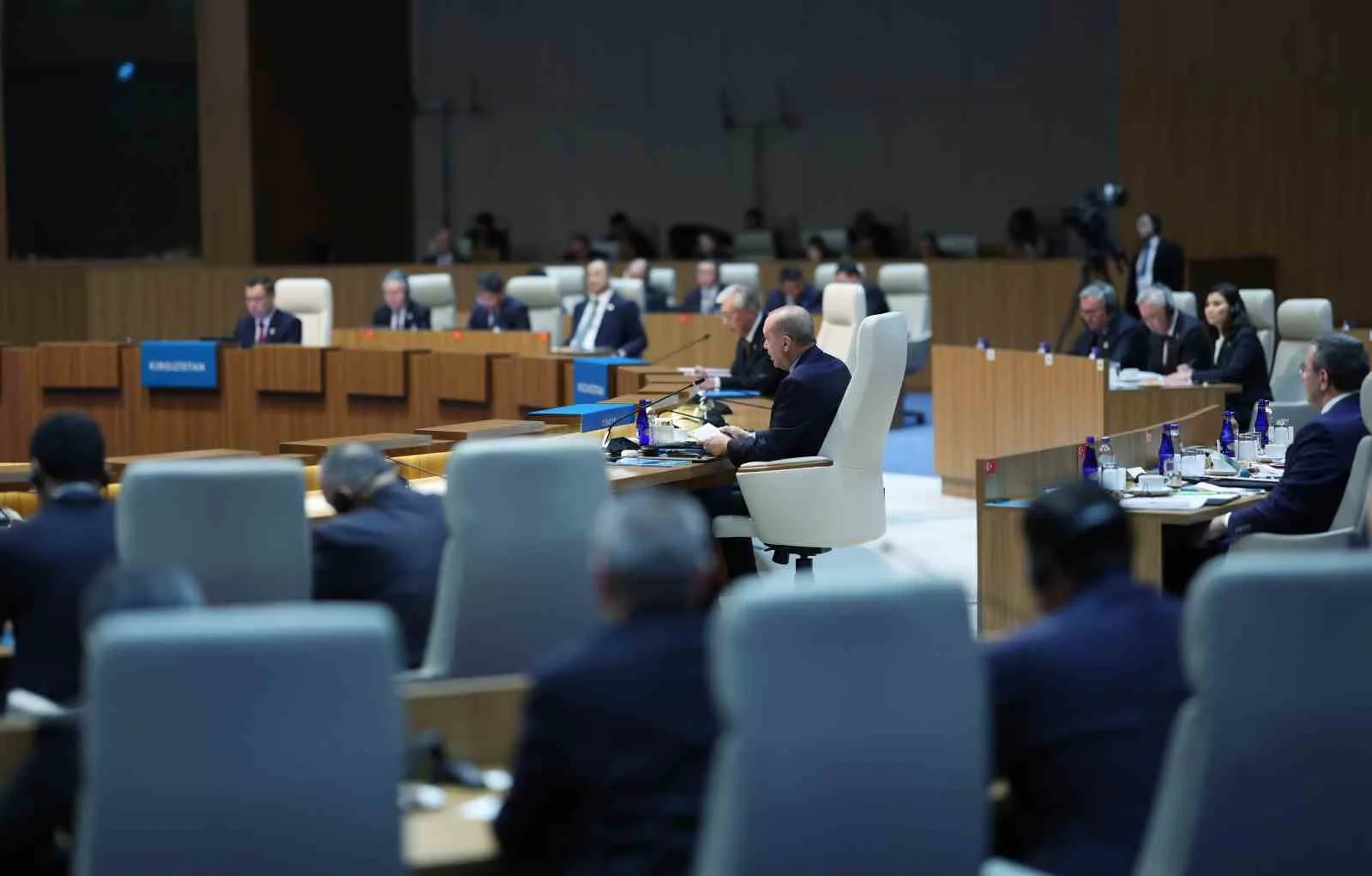 CUMHURBAŞKANI ERDOĞAN, TÜRK DEVLETLERİ TEŞKİLATI 13. ZİRVESİ DEVLET BAŞKANLARI KONSEYİ TOPLANTISI'NA KATILDI.