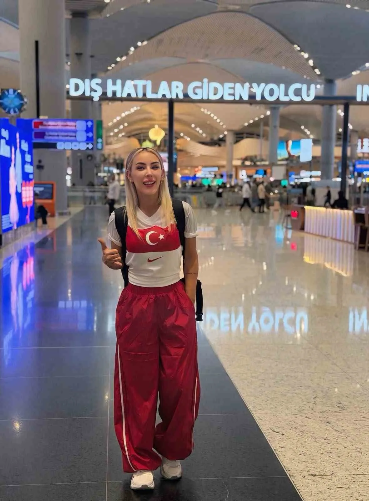 NAGEHAN TUTUŞ, KARADENİZ EREĞLİ İLÇESİNDEN GÜNEY KORE'YE DOĞRU YOLA ÇIKTI.