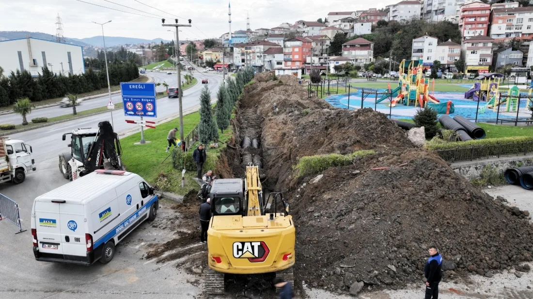 Potbaşı Ve Devrek Yol Ayrımı’nda Su Baskınlarına Karşı Kalıcı Önlem