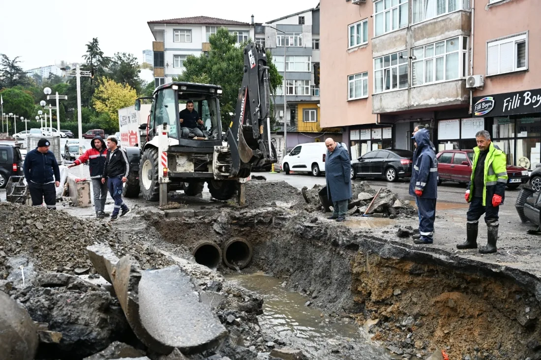 Potbaşı Ve Devrek Yol Ayrımı’nda Su Baskınlarına Karşı Kalıcı Önlem