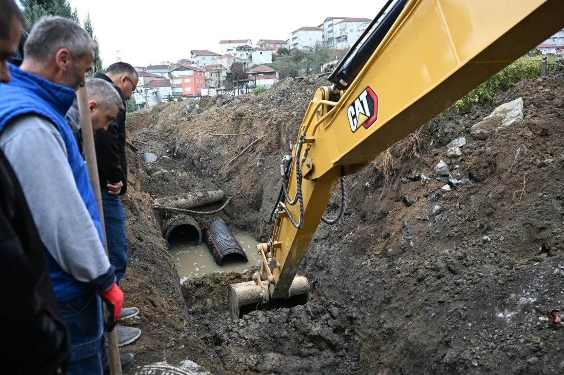 Potbaşı Ve Devrek Yol Ayrımı’nda Su Baskınlarına Karşı Kalıcı Önlem