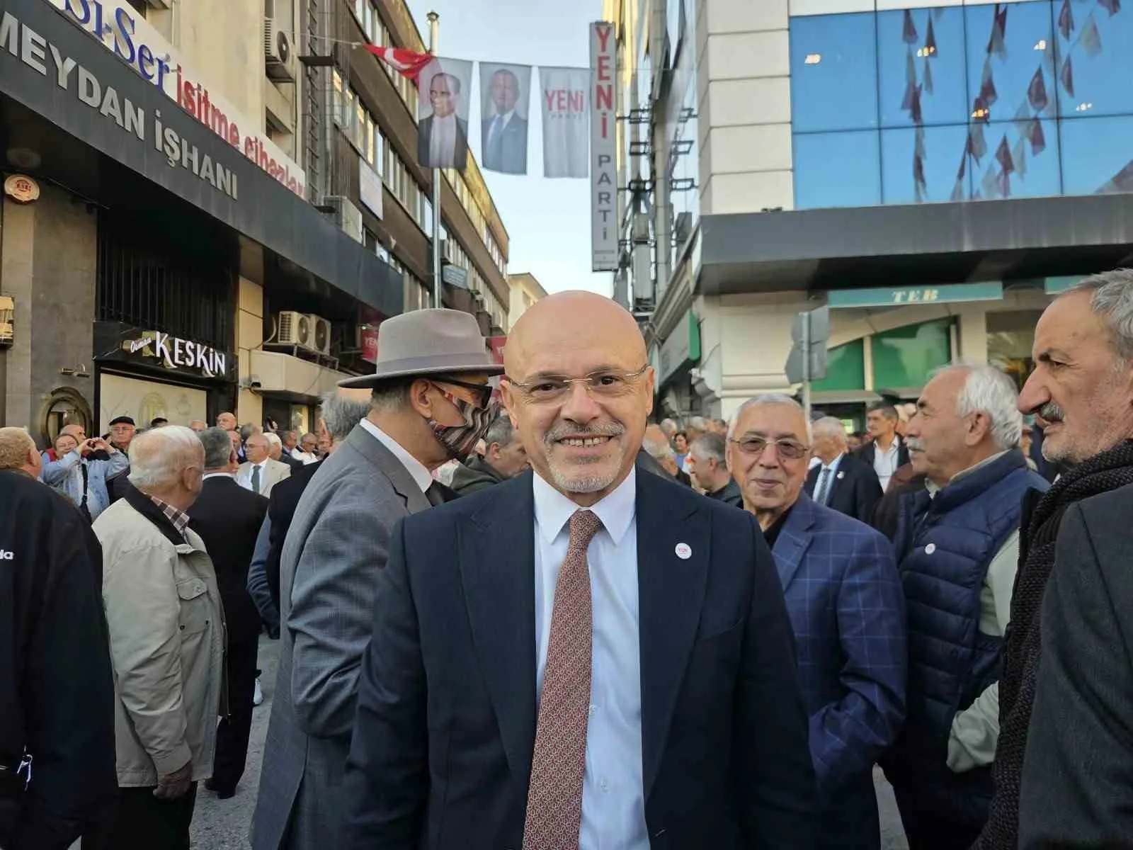 YENİ PARTİ SAMSUN İL BAŞKANI MEHMET ÖZDAĞ.
