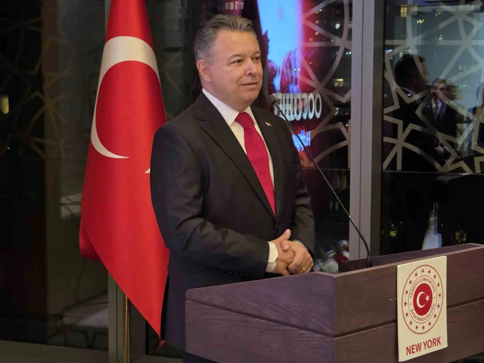 NEW YORK BAŞKONSOLOSU BÜYÜKELÇİ MUHİTTİN AHMET YAZAL